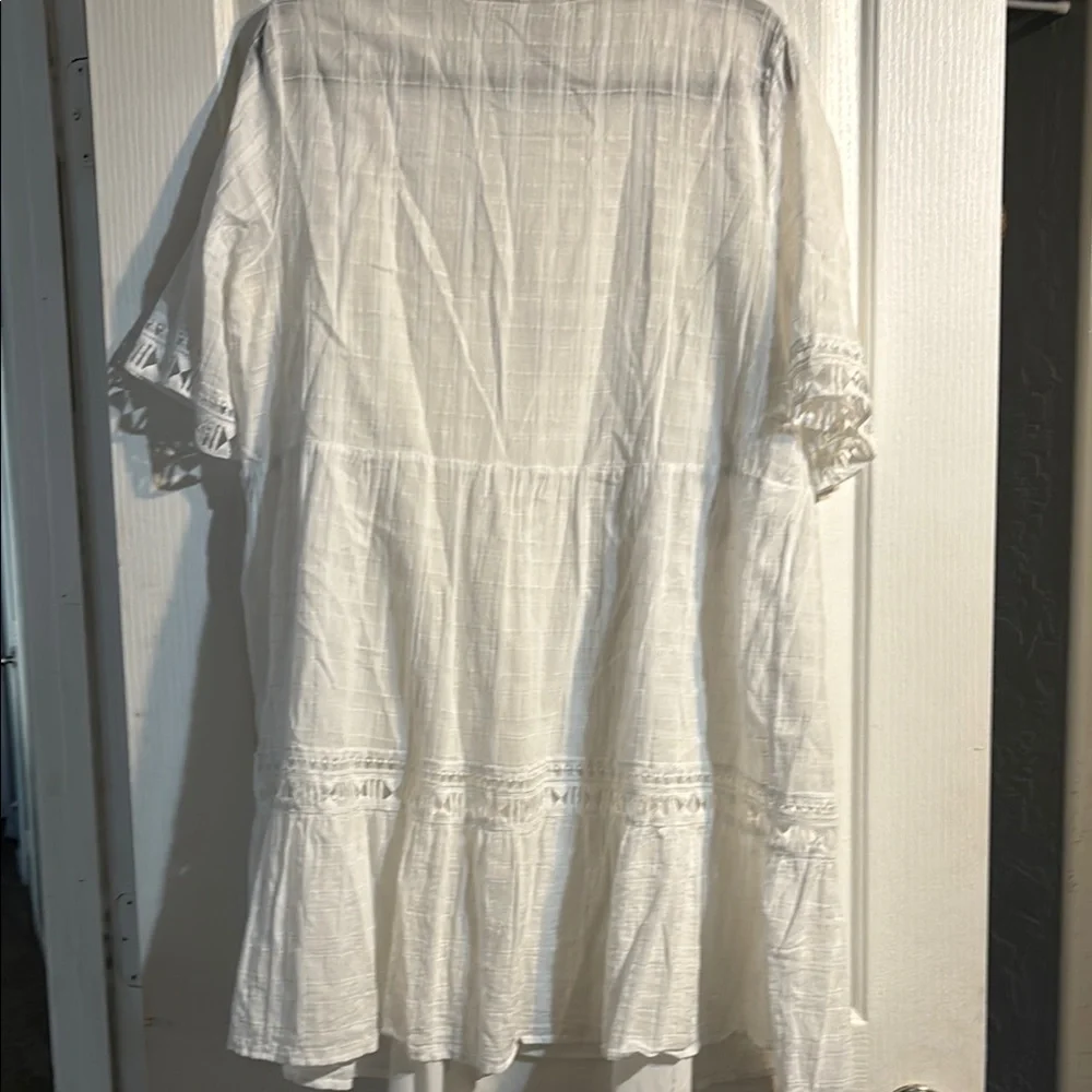 Knox Rose White Boho Tunic Dress - Picture 7 of 10